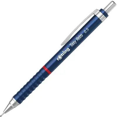 Rotring Tikky Retro Versatil Metalik Mavi 0.5 - Rotring