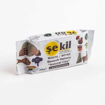 Şekil Kil Hamuru Beyaz 250 gr - Şekil
