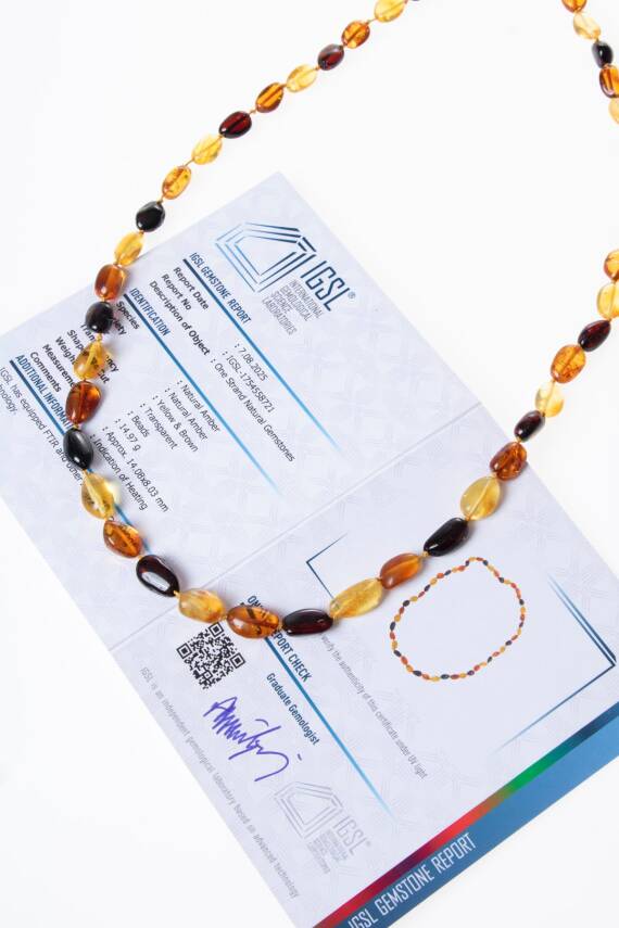 Sertifikalı Kehribar Kolye 2 (S.K:307) - 1