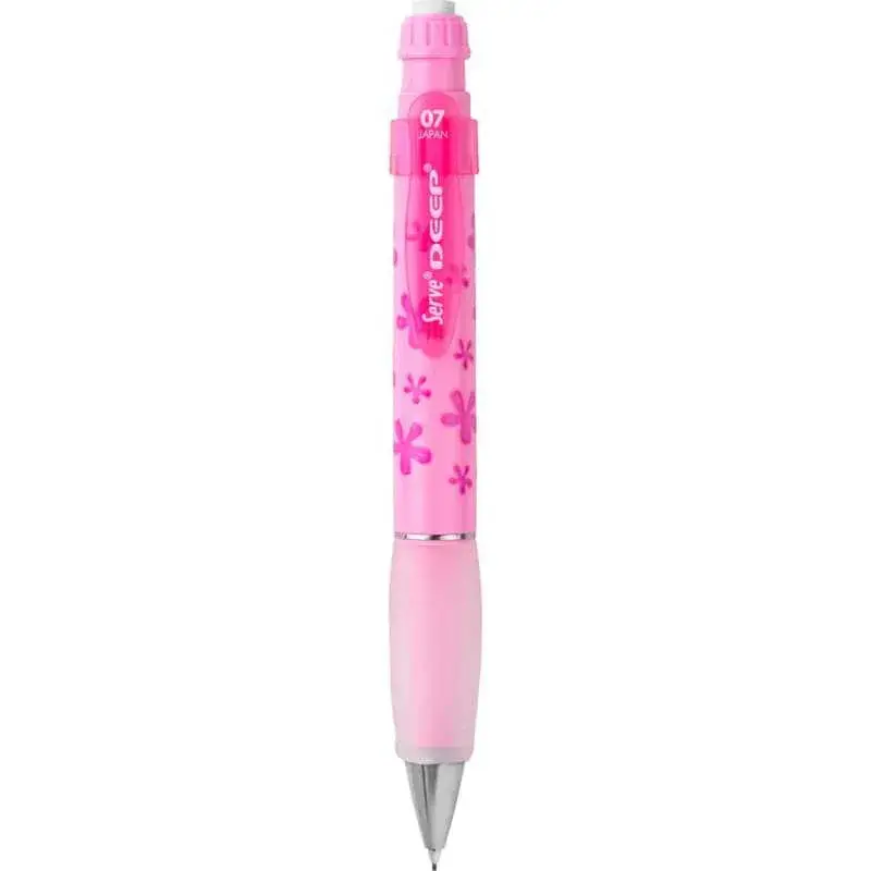 Serve Deep Doğa Desenli Çiçek Figürlü Pembe 0.7 mm Versatil Uçlu Kalem - 2
