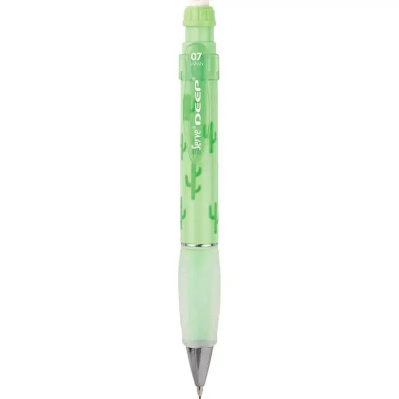 Serve Deep Doğa Desenli Kaktüs Figürlü Yeşil 0.7 mm Versatil Uçlu Kalem - 1