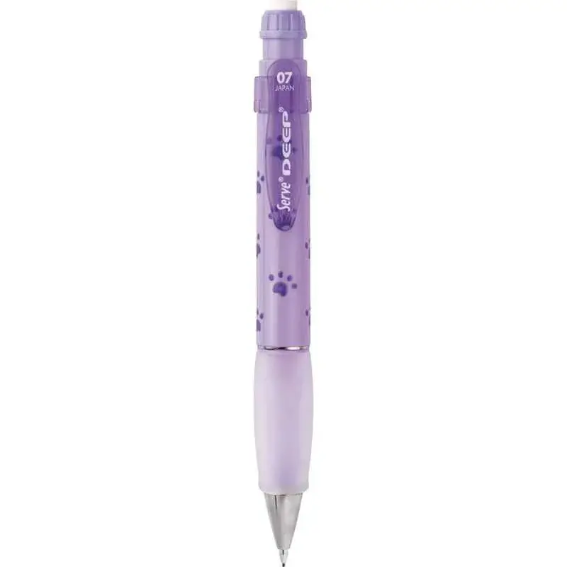 Serve Deep Doğa Desenli Pati Figürlü Mor 0.7 mm Versatil Uçlu Kalem - 1