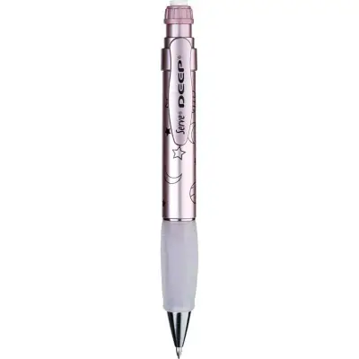 Serve Deep Metalik Serisi Ay Yıldız Figürlü Metalik Rose 0.7 mm Versatil Uçlu Kalem - Serve