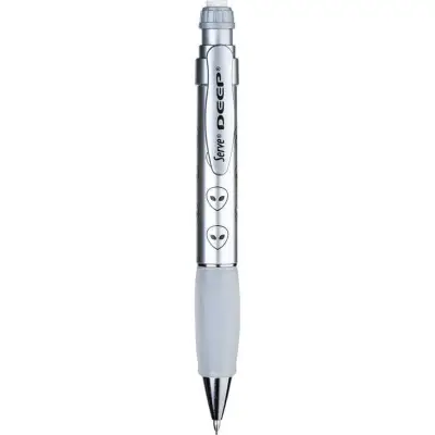 Serve Deep Metalik Serisi Uzaylı Figürlü Metalik Gri 0.7 mm Versatil Uçlu Kalem - Serve