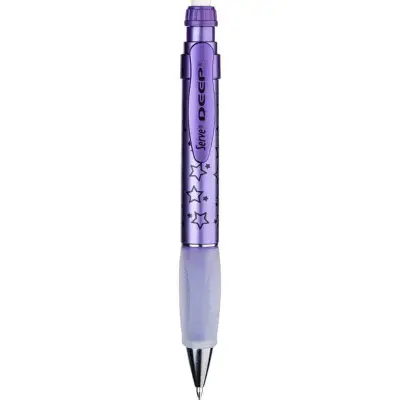Serve Deep Metalik Serisi Yıldız Figürlü Metalik Mor 0.7 mm Versatil Uçlu Kalem - 2