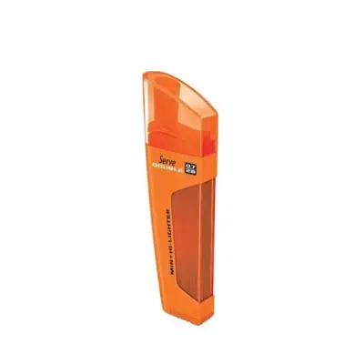 Serve Double Min Mor Fosforlu Kalem + 0.7 mm 2B Uç Tüplü - Serve