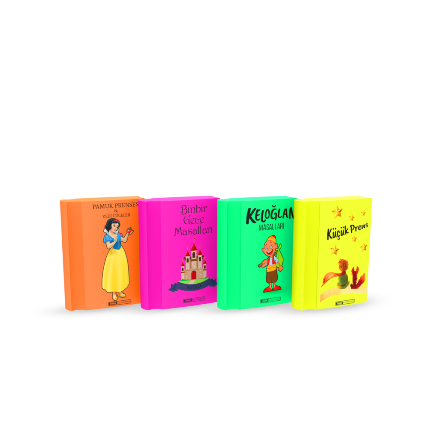 Silka Kitap Figürlü Silgi Neon Renk - 2
