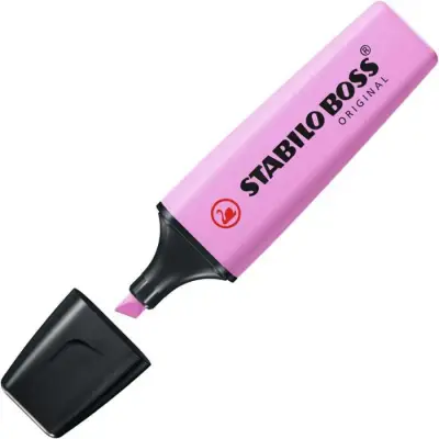 Stabilo Boss Original Pastel Fosforlu Kalem Buzlu Fuşya - Stabilo