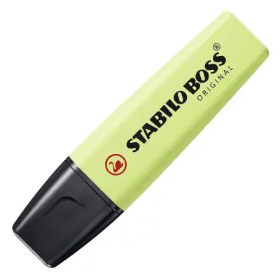 Stabilo Boss Original Pastel Fosforlu Kalem Yeşil - Stabilo