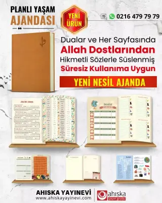 Süresiz Planlı Yaşam Ajandası Stickerlı - Akfeda Basım Yayın