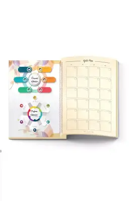 Süresiz Planlı Yaşam Ajandası Stickerlı - 6