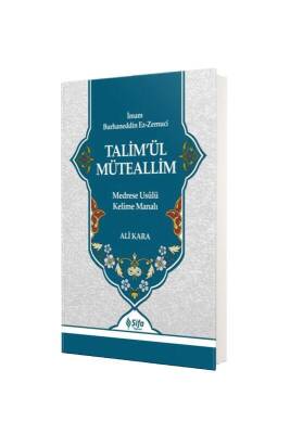 Talimül Müteallim Medrese Usulü Kelime Manalı - Şifa Yayınevi
