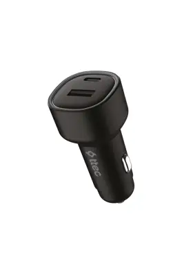 Ttec SmartCharger Duo PD 48 W Araç Hızlı Şarj Aleti USB-C + USB-A Siyah 2CKP02S - 2
