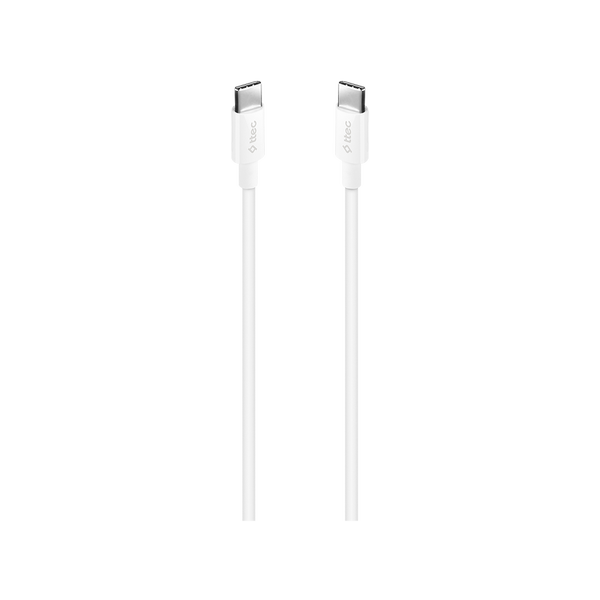 Ttec USB-C USB-C Hızlı Şarj Data Kablosu 120 cm 60 W PD QC Beyaz 2DK36B - 2
