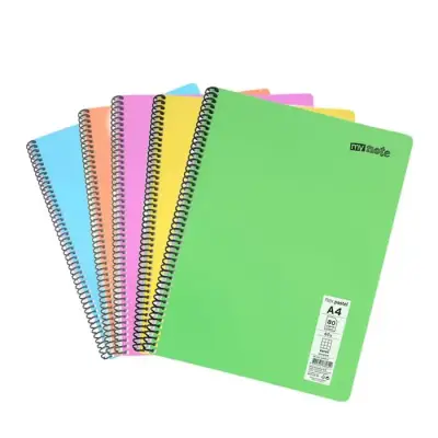 Umur Mynote Çizgili Defter 40 Yp A4 Flex Pastel Kapak Spiralli - 2