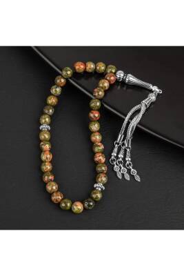 Unakit Doğal Taş Tesbih 33lük - 8mm - Osmanlı Doğaltaş