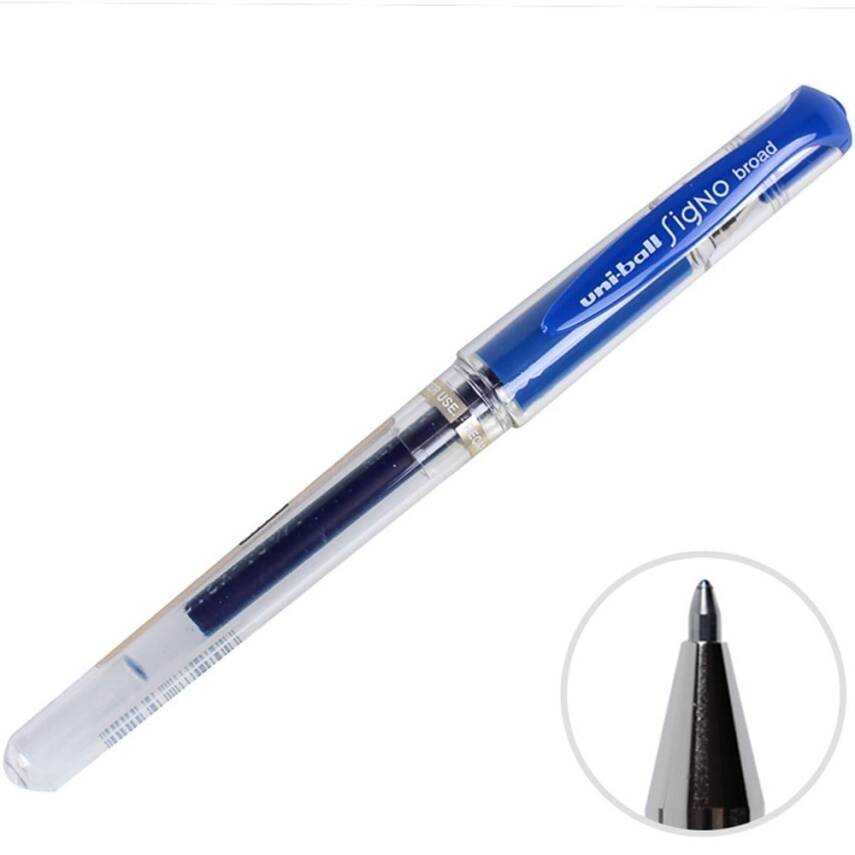 Uniball UM-153 Signo İmza Kalemi 1.0 mm Mavi - 2