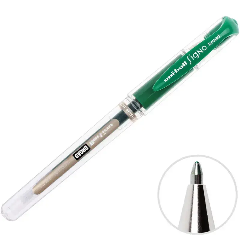Uniball UM-153 Signo İmza Kalemi 1.0 mm Yeşil - 1