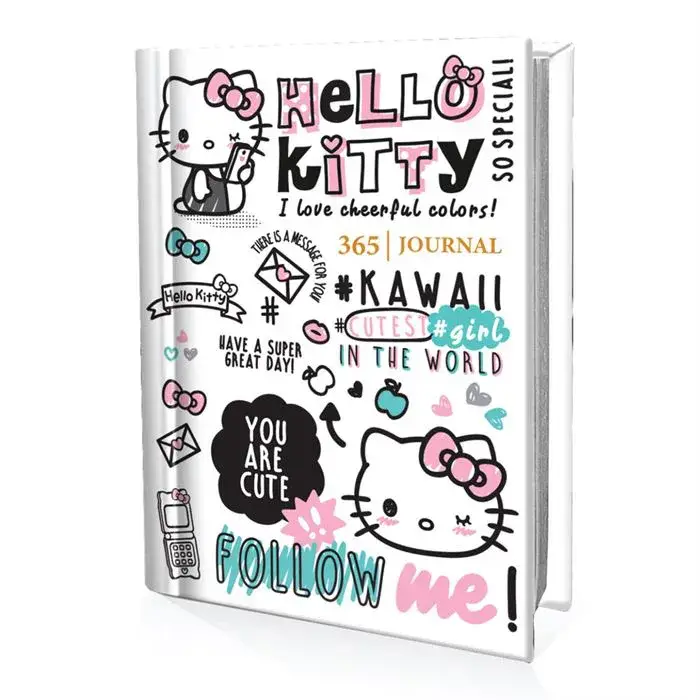 Victorias Journals Hello Kitty 365 Gün Günlük Çizgili 368 Yp A7 - 2