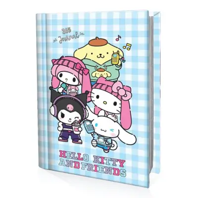 Victorias Journals Hello Kitty And Friends 365 Gün Günlük Çizgili 368 Yp A7 - Victorias Journals