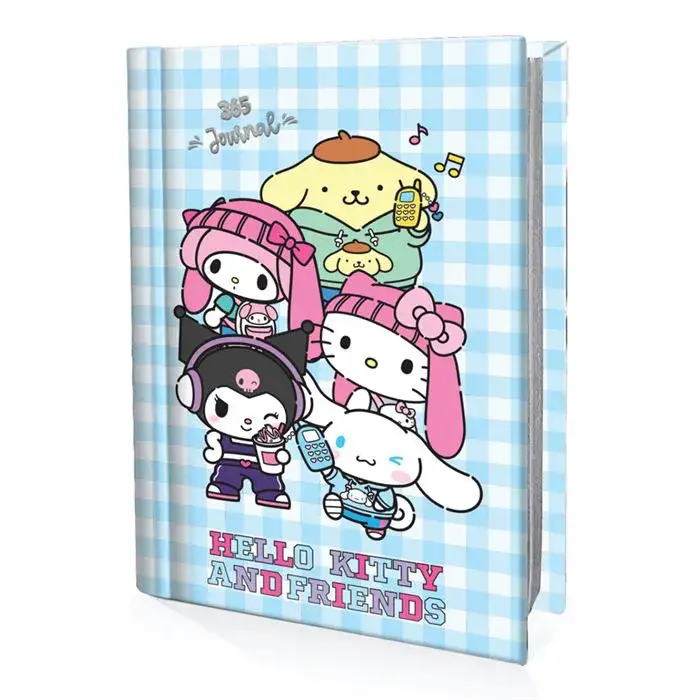Victorias Journals Hello Kitty And Friends 365 Gün Günlük Çizgili 368 Yp A7 - 2