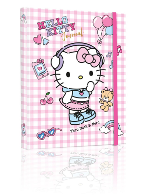 Victorias Journals Hello Kitty Gizli Spiralli Günlük Planlayıcı Özel 160 Yp 17 x 32 - 2