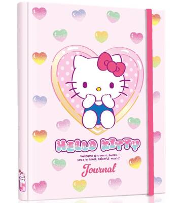 Victorias Journals Hello Kitty Gizli Spiralli Günlük Planlayıcı Özel 160 Yp 17 x 34 - Victorias Journals
