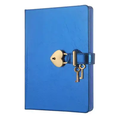Victorias Journals Hush Hush Mavi Kalp Kilitli Özel 160 Yp 13x18 Cm - Victorias Journals