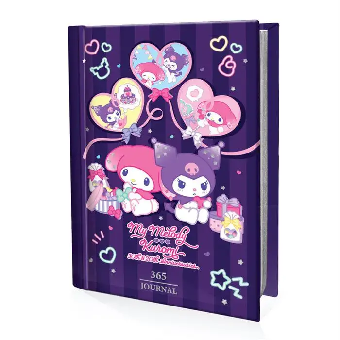 Victorias Journals Kuromi My Melody 365 Gün Günlük Çizgili 368 Yp A7 - 1