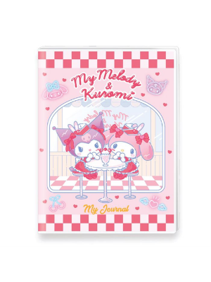Victorias Journals Kuromi Mini Journal A6 128 Yp Parlak Pembe - Victorias Journals