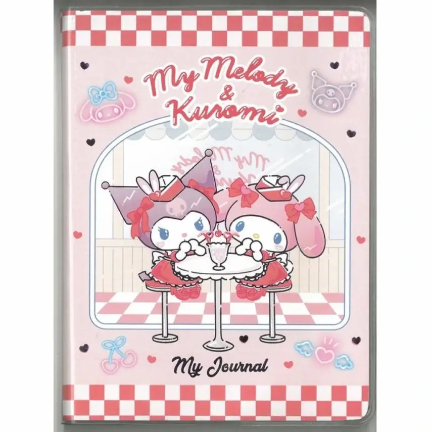 Victorias Journals Kuromi Mini Journal A7 128 Yp - 1