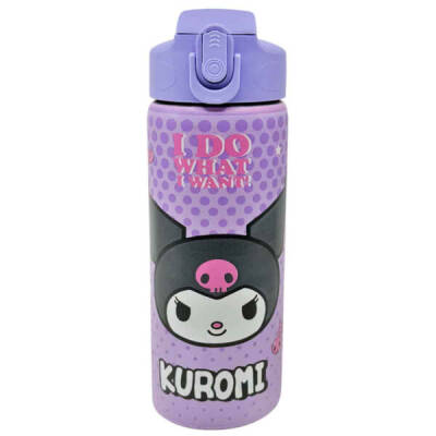Wiggle Kuromi Çelik Matara 600 ml - Wiggle