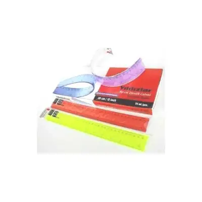 Yıldızlar Elastik Cetvel 30 cm - Yıldızlar